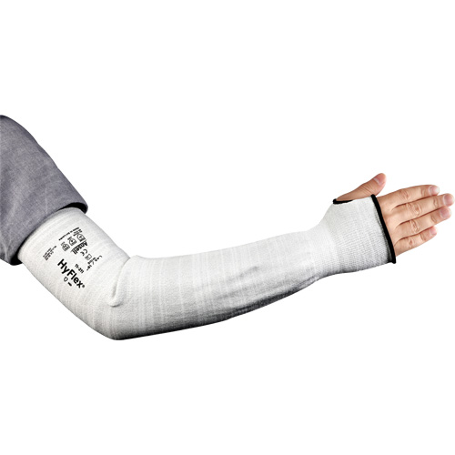 Manchon &eacute;troit r&eacute;sistant aux coupures HyFlex s&eacute;rie 11-211, Intercept, 18", ASTM ANSI niveau A2/EN 388 niveau 2, Gris NRZ Safety Inc.