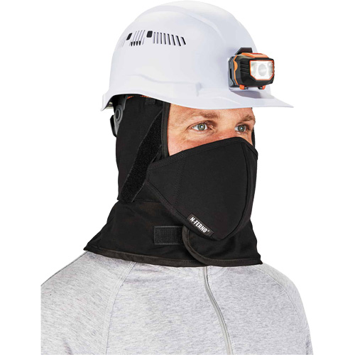 N-Ferno&reg; Winter Hard Hat Liner with Mouthpiece, Fleece Lining, One Size, Black NRZ Safety Inc.