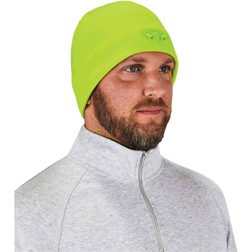 Bonnet N-Ferno &agrave; lumi&egrave;res DEL, Taille unique, Vert lime haute visibilit&eacute; NRZ Safety Inc.