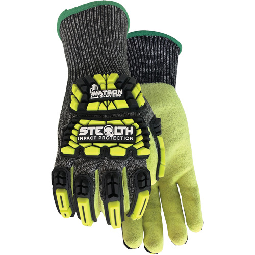 Stealth Dog Fight Impact & Cut Resistant Gloves, Small, Glass Fibre/HPPE/Nylon/Spandex Palm, Knit Wrist Cuff NRZ Safety Inc.