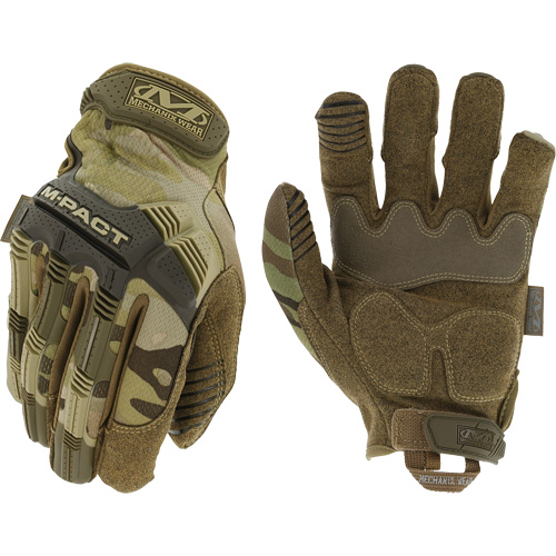 Gants antichocs tactiques MultiCam M-Pact, 8, Paume en Synth&eacute;tique, Poignet Boucle et crochet NRZ Safety Inc.