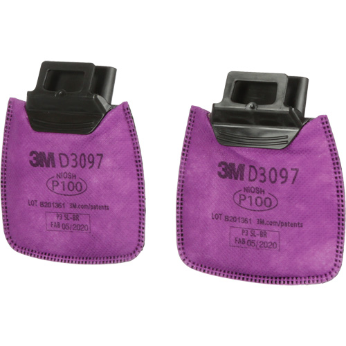 Filtre Secure Click, Filtre contre les particules avec suppresion de vapeurs nuisibles, Vapeurs organiques/P100 NRZ Safety Inc.