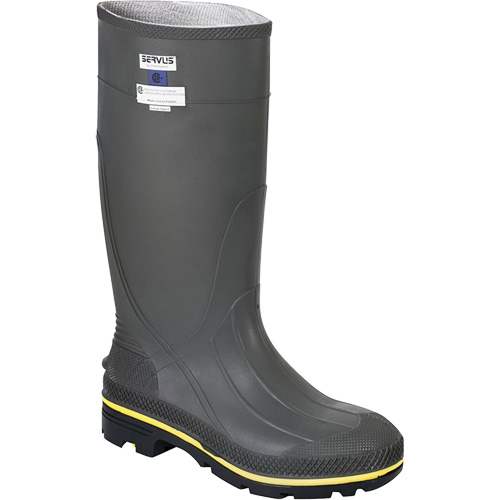Bottes de s&eacute;curit&eacute; Pro, PVC, Embout Acier, Pointure 5 NRZ Safety Inc.
