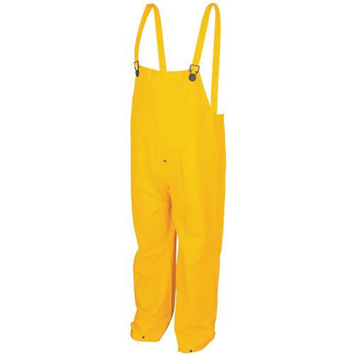Classic Series Bib Rain Pants, Large, Polyester/PVC, Yellow NRZ Safety Inc.