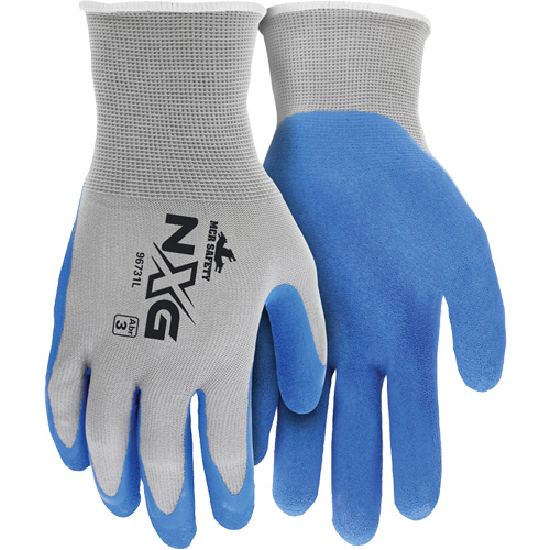 NXG&reg; Coated Gloves, Large, Rubber Latex Coating, 13 Gauge, Nylon Shell NRZ Safety Inc.
