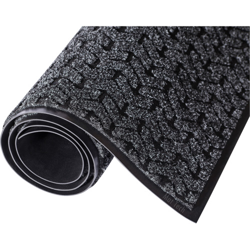 Tire-Track Performance Entrance Mats, Wiper/Scraper, 4' x 8' x 3/8", Charcoal NRZ Safety Inc.