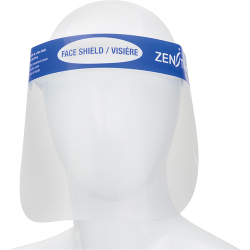 Visi&egrave;re jetable avec harnais de t&ecirc;te, PET NRZ Safety Inc.