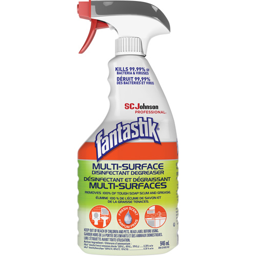 D&eacute;sinfectant et d&eacute;graissant multisurface professionnel Fantastik, 946 ml, Bouteille &agrave; g&acirc;chette NRZ Safety Inc.