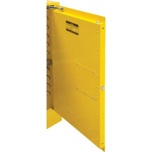 Flammable Storage Cabinet, 12 gal., 1 Door, 23" W x 35" H x 18" D NRZ Safety Inc.