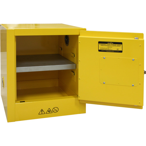 Armoire pour produits inflammables, 4 gal., 1 Porte(s), 17" La x 22" h x 18" p NRZ Safety Inc.