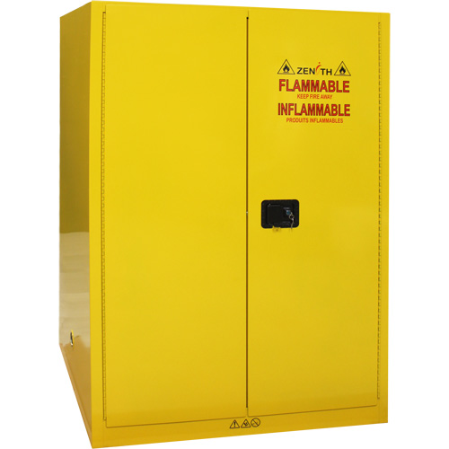 Flammable Storage Cabinet, 90 Gal., 2 Door, 43" W x 66" H x 34" D NRZ Safety Inc.