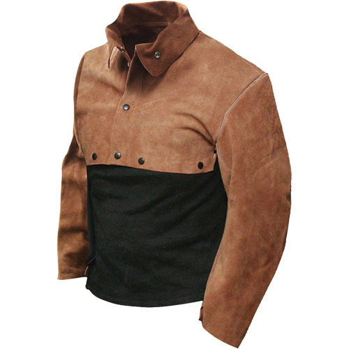 Standard Grade Leather Cape Sleeve, Medium, Brown NRZ Safety Inc.