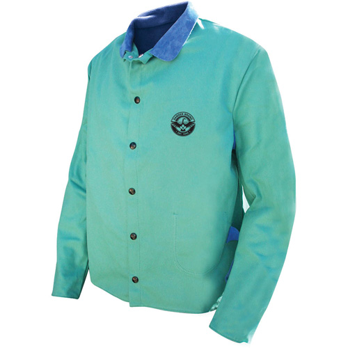 Veste de soudage Gander Brand Banox FR, Coton, Grand, Vert NRZ Safety Inc.