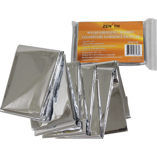 Emergency Blanket, Aluminized Polyester NRZ Safety Inc.
