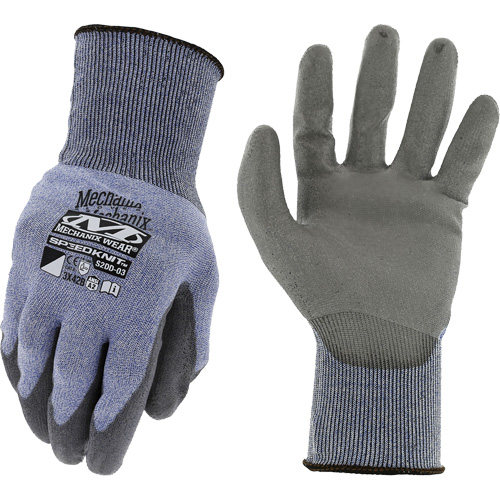 SpeedKnit B2 Cut-Resistant Gloves, Size Medium/8, 15 Gauge, Polyurethane Coated, HPPE Shell, ASTM ANSI Level A2/EN 388 Level B NRZ Safety Inc.