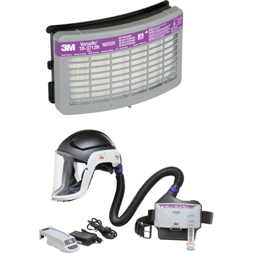 Versaflo Heavy Industry PAPR Kit, Hard Hat & Faceshield, Lithium-Ion Battery NRZ Safety Inc.