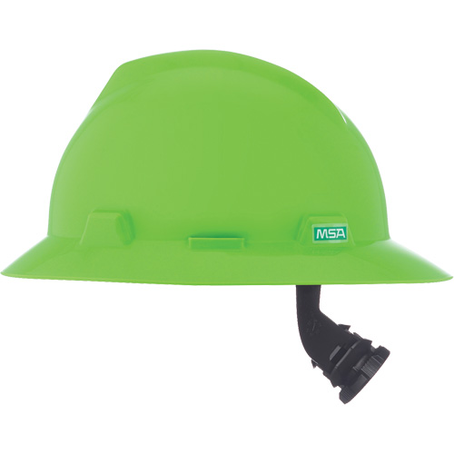 Casque de s&eacute;curit&eacute; &agrave; fente et bordure compl&egrave;te V-Gard, R&eacute;pond aux normes CSA type 1, Suspension Rochet, Non ventil&eacute; NRZ Safety Inc.