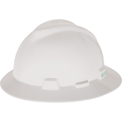 Casque de s&eacute;curit&eacute; &agrave; fente et bordure compl&egrave;te V-Gard, Suspension &agrave; douille, Non ventil&eacute; NRZ Safety Inc.