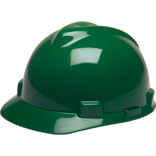 V-Gard&reg; GREEN Slotted Hard Hat, Meets CSA Type 1, Ratchet Suspension NRZ Safety Inc.