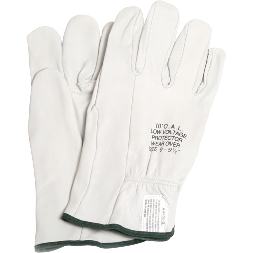 Leather Protector Gloves, Size 8, 10" L NRZ Safety Inc.
