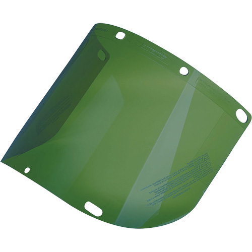 Dynamic Formed Faceshield, Polycarbonate, Green Tint NRZ Safety Inc.