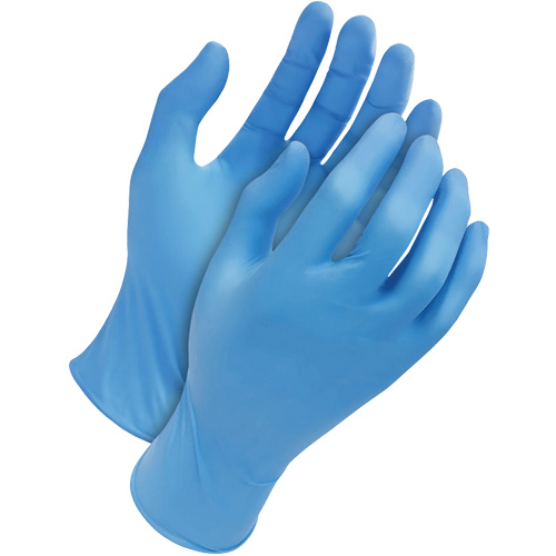 Classic Disposable Gloves, Medium, Nitrile, 4-mil, Powder-Free, Blue NRZ Safety Inc.