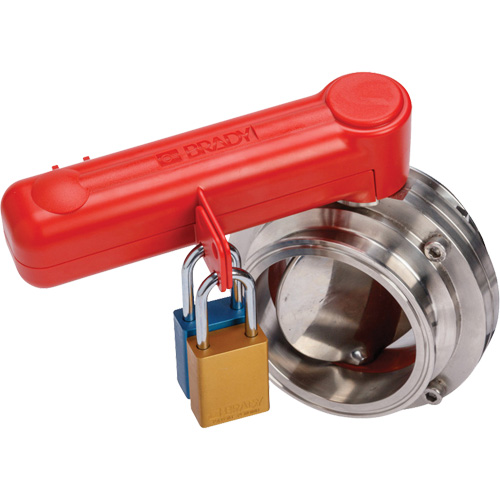 Dispositif de cadenassage pour poign&eacute;e de tirage, Type Papillon NRZ Safety Inc.