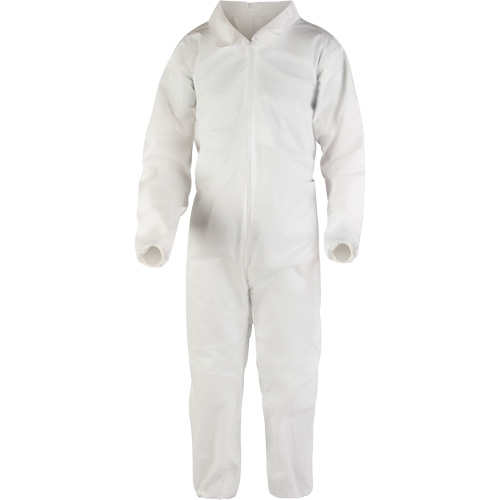 Premium Coveralls, Medium, White, Microporous NRZ Safety Inc.