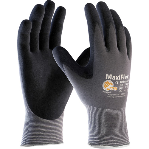 ATG MaxiFlex&reg; Ultimate Gloves, 10/X-Large, Foam Nitrile Coating, 15 Gauge, Nylon Shell NRZ Safety Inc.