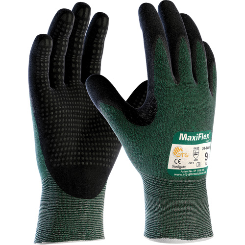 Gants ATG MaxiFlex Cut, Taille T-Grand, Calibre 15, Rev&ecirc;tement Mousse de nitrile, Enveloppe en Fil technique, ASTM ANSI niveau A2/EN 388 niveau 3/EN 388 niveau B NRZ Safety Inc.