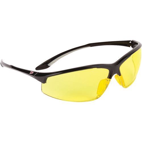 Dynamic Hummingbird Semi-Rimless Safety Glasses, Amber Lens, Anti-Fog, ANSI Z87+/Meets/Exceeds CSA Z94.3 NRZ Safety Inc.