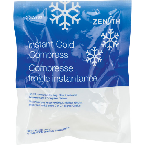 Instant Compress, Cold, Single Use, 5" x 6" NRZ Safety Inc.