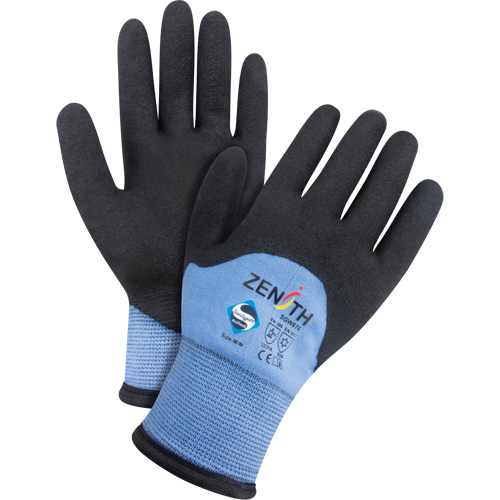 Gants enduits ZX-30° de premi&egrave;re qualit&eacute;, Grand, R&ecirc;vetement Mousse de PVC, Calibre 15, Enveloppe en Nylon NRZ Safety Inc.