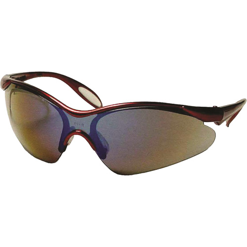 Lunettes de s&eacute;curit&eacute; Miranda, Lentille Miroir bleu, Anti-&eacute;gratignures, R&eacute;pond ou surpasse la norme CSA Z94.3 NRZ Safety Inc.