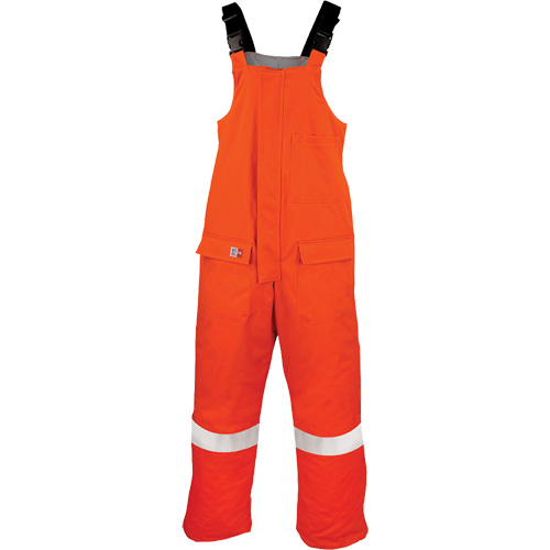 Westex UltraSoft&reg; AllOut Quilt Lined Winter Bib Overall, Small, High Visibility Orange NRZ Safety Inc.
