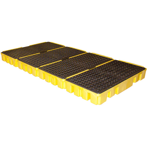 Low Profile Spill Pallet, 102 US gal. Spill Capacity, 96" x 49" x 6.5" NRZ Safety Inc.