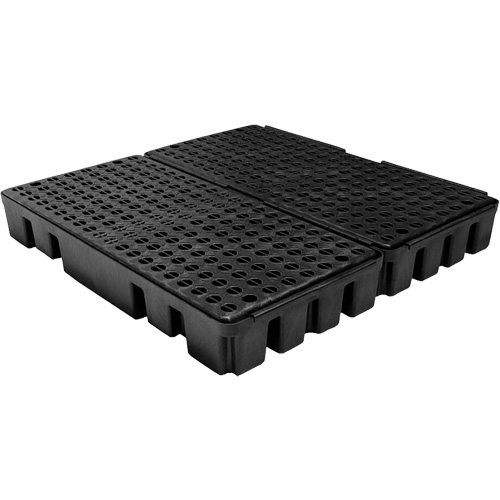 Black Diamond Low Profile Spill Pallet, 51 US gal. Spill Capacity, 49" x 48" x 6.5" NRZ Safety Inc.