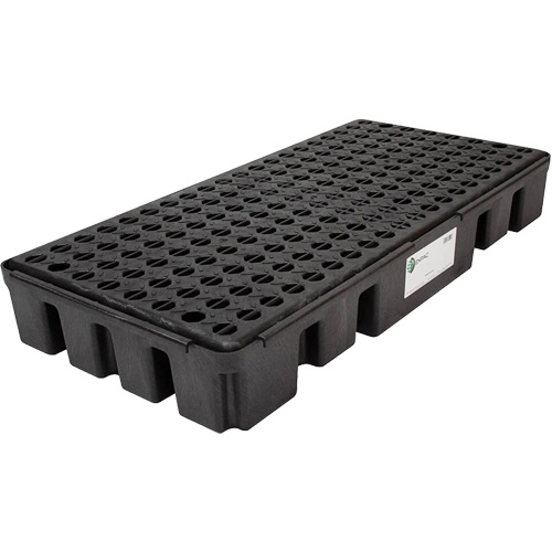 Black Diamond Low Profile Spill Pallet, 25.5 US gal. Spill Capacity, 49" x 24" x 6.5" NRZ Safety Inc.