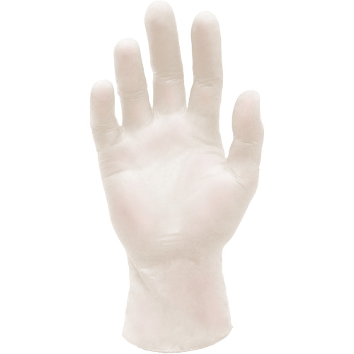 Synthetic Stretch Medical Examination Gloves, Large, Vinyl, 5-mil, Powder-Free, White, Class 2 NRZ Safety Inc.