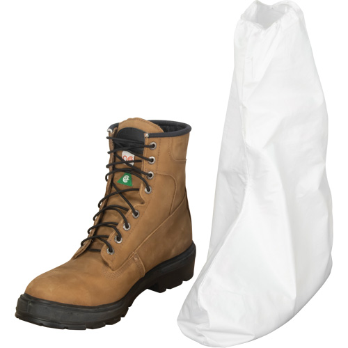 Boot Covers, One Size, Microporous, White NRZ Safety Inc.