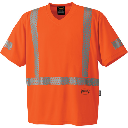 6900 CoolPass&reg; UV Protection Safety T-Shirt, 3X-Large, High Visibility Orange NRZ Safety Inc.