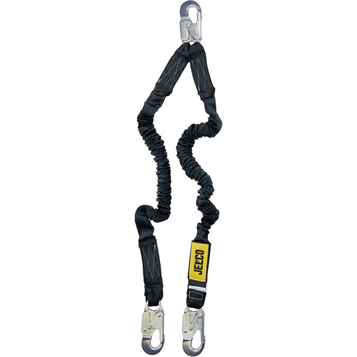 Longe r&eacute;sistant &agrave; larc &eacute;lectrique, 4', Point d'ancrage &agrave; Mousqueton verrouillable, Mousqueton verrouillable aux jambes, Nylon NRZ Safety Inc.