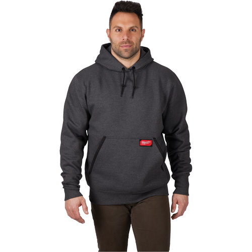 Heavy-Duty Pullover Hoodie, Men's, Small, Grey NRZ Safety Inc.