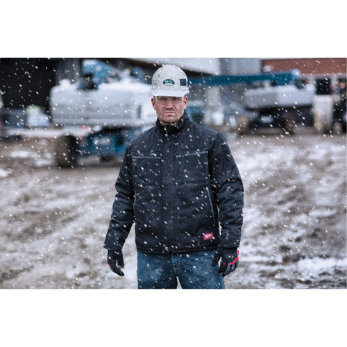 GridIron Traditional Jacket, Men's, Small, Black NRZ Safety Inc.