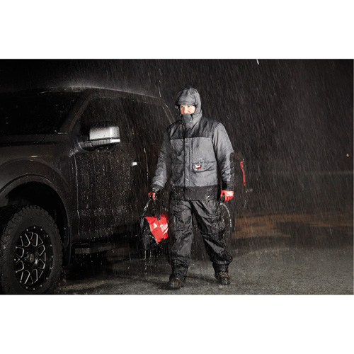 Hydrobreak Rainshell Jacket, Men's, 3X-Large, Grey NRZ Safety Inc.