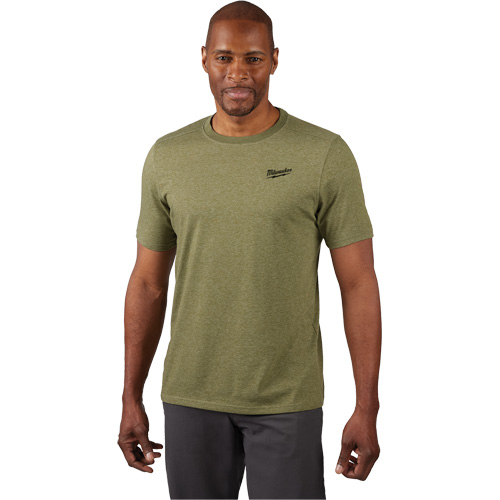 T-shirt de travail hybride, Hommes, Petit, Vert NRZ Safety Inc.