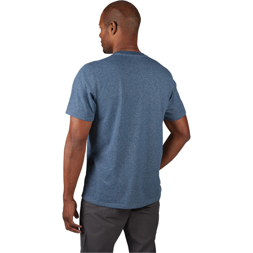 Hybrid Work Tee Shirt, Men's, Small, Blue NRZ Safety Inc.