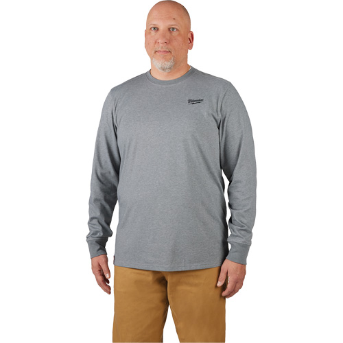 Hybrid Work Tee Shirt, Men's, Small, Grey NRZ Safety Inc.