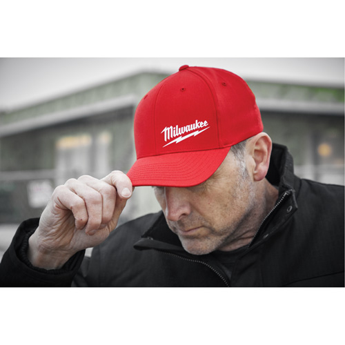 Flexfit&reg; Fitted Hat, Red, Poly-Cotton NRZ Safety Inc.