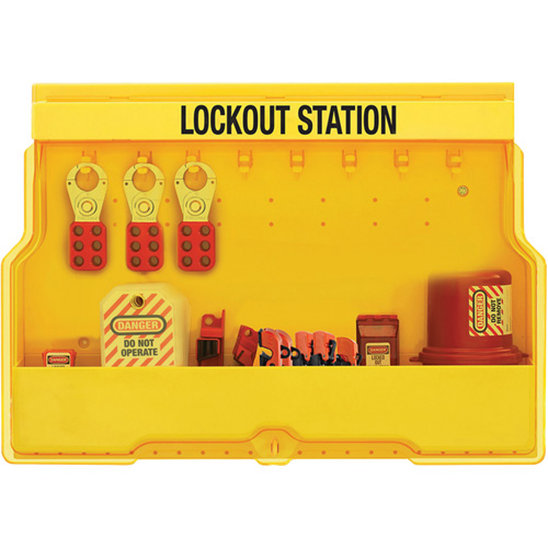 Station de cadenassage dappareils &eacute;lectriques de qualit&eacute; sup&eacute;rieure, Cadenas Aucune, Capacit&eacute; de 16, Cadenas Non compris NRZ Safety Inc.